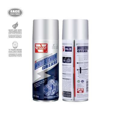 450ml Chain Maintenance Oil  White Lithium Grease Lubricant Spray With High Quality